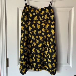 For Love and Lemons black and floral mini dress 👗